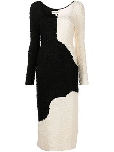 Mara Hoffman платье миди Amy в стиле колор-блок