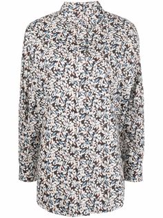 Closed рубашка оверсайз с цветочным принтом