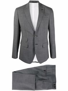Dsquared2 строгий костюм с однобортным пиджаком