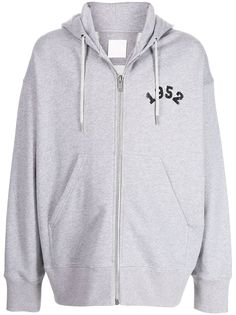 Givenchy меланжевое худи на молнии