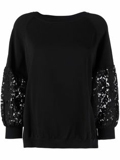 TWINSET джемпер с кружевной вышивкой