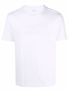 Ea7 Emporio Armani футболка с тисненым логотипом