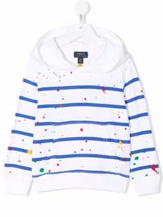 Ralph Lauren Kids худи с эффектом разбрызганной краски