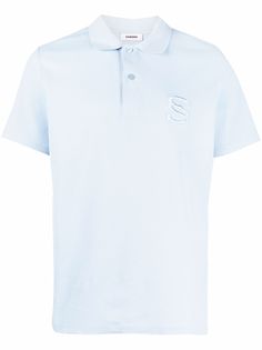 SANDRO рубашка поло с вышитым логотипом