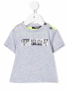 Balmain Kids футболка с логотипом