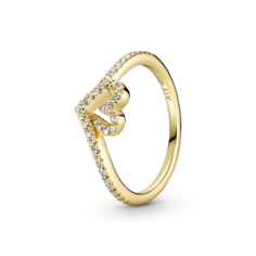 Кольцо Timeless Wish Sparkling Heart Pandora