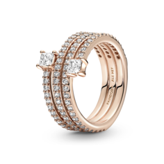 Кольцо Triple Spiral Pandora