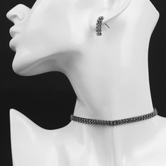 Набор 2 предмета: серьги, чокер NO Brand