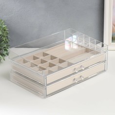 Шкатулка для украшений пластик NO Brand