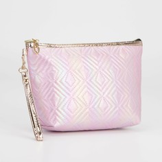 Косметичка-сумка, отдел на молнии, цвет розовый NO Brand