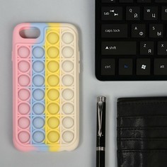 Чехол pop it, для iphone 6/7/8/se (2020), силиконовый, разноцветный NO Brand