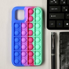 Чехол pop it для iphone 11, силиконовый, разноцветный NO Brand