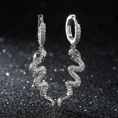 Серьги со стразами NO Brand