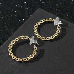 Серьги-кольца NO Brand