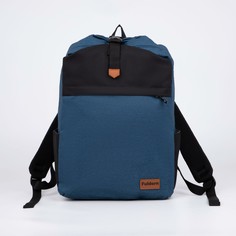 Рюкзак, отдел на молнии, наружный карман, 2 боковых кармана, цвет синий NO Brand