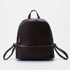 Рюкзак, отдел на молнии, наружный карман, цвет бордовый NO Brand