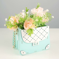 Кашпо деревянное 15,5х10х12 см NO Brand