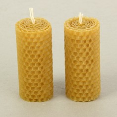 Набор свечей из вощины медовых с добавлением эфирного масла NO Brand