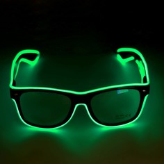 Очки с подсветкой, цвет зеленый NO Brand