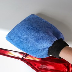 Варежка для уборки авто, 24×16 см, синяя NO Brand