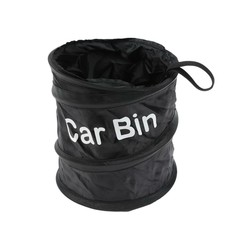 Складное ведро под мусор в салон автомобиля, 4 л, черный NO Brand