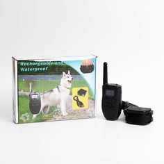 Электронный ошейник 183 для собак, дрессировочный, водонепроницаемый, до 300 м NO Brand