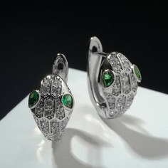 Серьги со стразами NO Brand