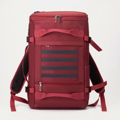 Рюкзак туристический на молнии, 15 л, цвет бордовый NO Brand