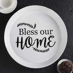 Поднос home, 35,5×6 см NO Brand