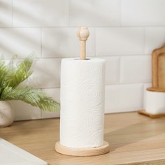 Держатель для бумажных полотенец, 14×30 см, массив бука NO Brand