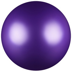 Мяч для художественной гимнастики, силикон, металлик, 15 см 300 г, ab2803, цвет фиолетовый NO Brand