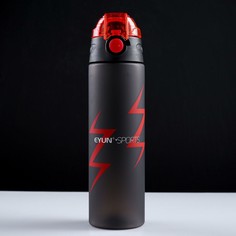 Бутылка для воды 700 мл, клик, 26.5х7 см, красный NO Brand