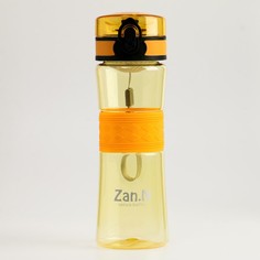 Бутылка для воды 550 мл, 7х7х22 см, желтая NO Brand