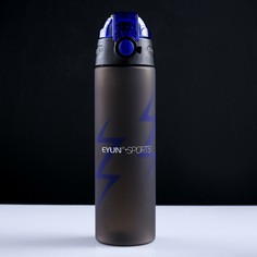 Бутылка для воды 700 мл, клик, 26.5х7 см, синий NO Brand