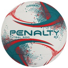 Мяч футзальный penalty bola futsal rx 500 xxi, размер 4, pu, термосшивка, цвет белый/зелёный NO Brand