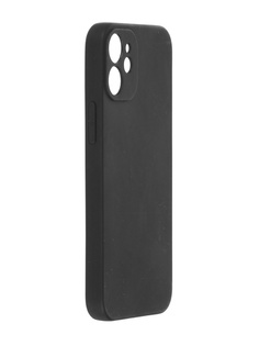 Чехол Luazon для APPLE iPhone 12 Mini Soft-Touch Silicone Black 6250190