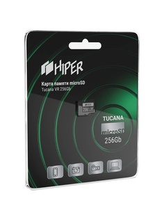Карта памяти 256Gb - Hiper Micro Secure Digital XC UHS-1 U3 V30 Tucana VR HI-MSD256GU3V30