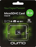 Карта памяти QUMO MicroSDHC 8GB Class 10