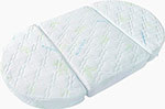Матрас трансформер Amarobaby Aloe Vera Magic (овальный/круглый) 1250х750х120 AMARO-331275-AVME