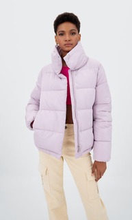 Stradivarius Стеганая Куртка С Высоким Воротником Multicolor Xs