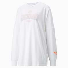 Футболка с длинным рукавом Justice Long Sleeve Womens Basketball Tee Puma