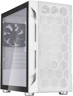 Корпус mATX SilverStone FARA H1M SST-FAH1MW-G белый, без БП, боковая панель из закаленного стекла, USB 3.0, 2*USB 2.0, audio