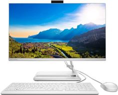 Моноблок 27&#039;&#039; Lenovo IdeaCentre 3 27ALC6 F0FY001VRK Ryzen 5 5500U/8GB/512GB SSD/Radeon Graphics/FHD/DVDRW/GbitEth/WiFi/BT/клавиатура/мышь/Cam/noOS/бел