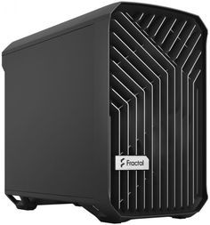 Корпус mITX Fractal Design Torrent Nano Black Solid черный, без БП, 1*180mm fan, 2*USB 3.2 Gen1 Type-A, USB 3.2 Gen2 Type-C, audio