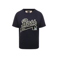 Хлопковая футболка BOSS