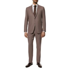 Костюм из шерсти и льна Ermenegildo Zegna