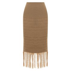 Юбка изо льна и хлопка Giuseppe di Morabito