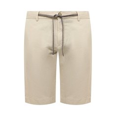 Шорты из хлопка и льна Canali