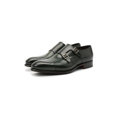 Кожаные монки Santoni