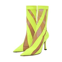 Текстильные ботильоны Sock Jimmy Choo / Mugler Jimmy Choo